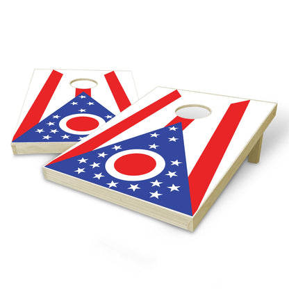 Ohio State Flag Tailgate Cornhole Set