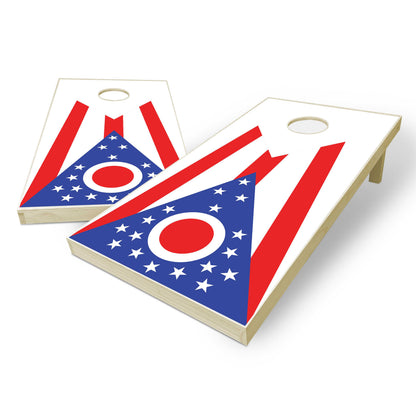 Ohio State Flag Cornhole Set