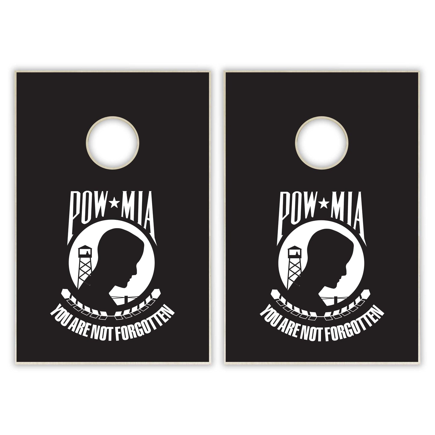 POW MIA Tailgate Cornhole Set