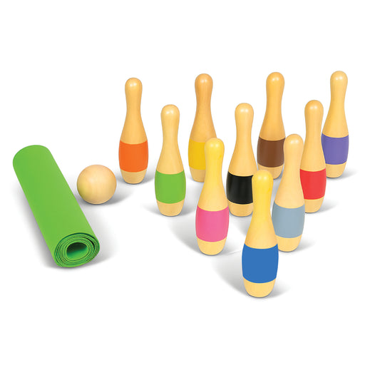 Yard Bowling Premium Hardwood Set