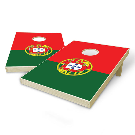 Portugal Flag Tailgate Cornhole Set