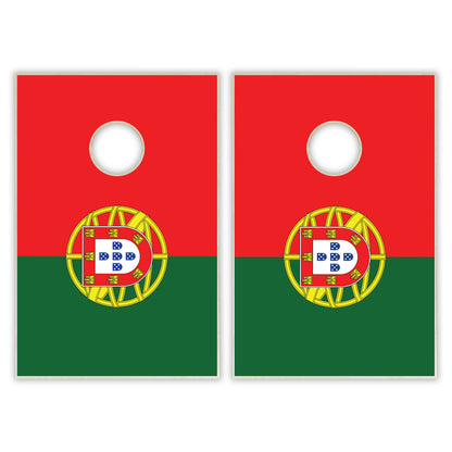 Portugal Flag Tailgate Cornhole Set