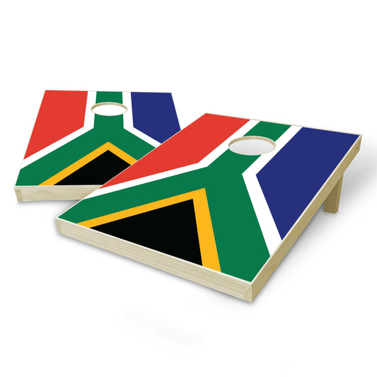 South Africa Flag Tailgate Cornhole Set