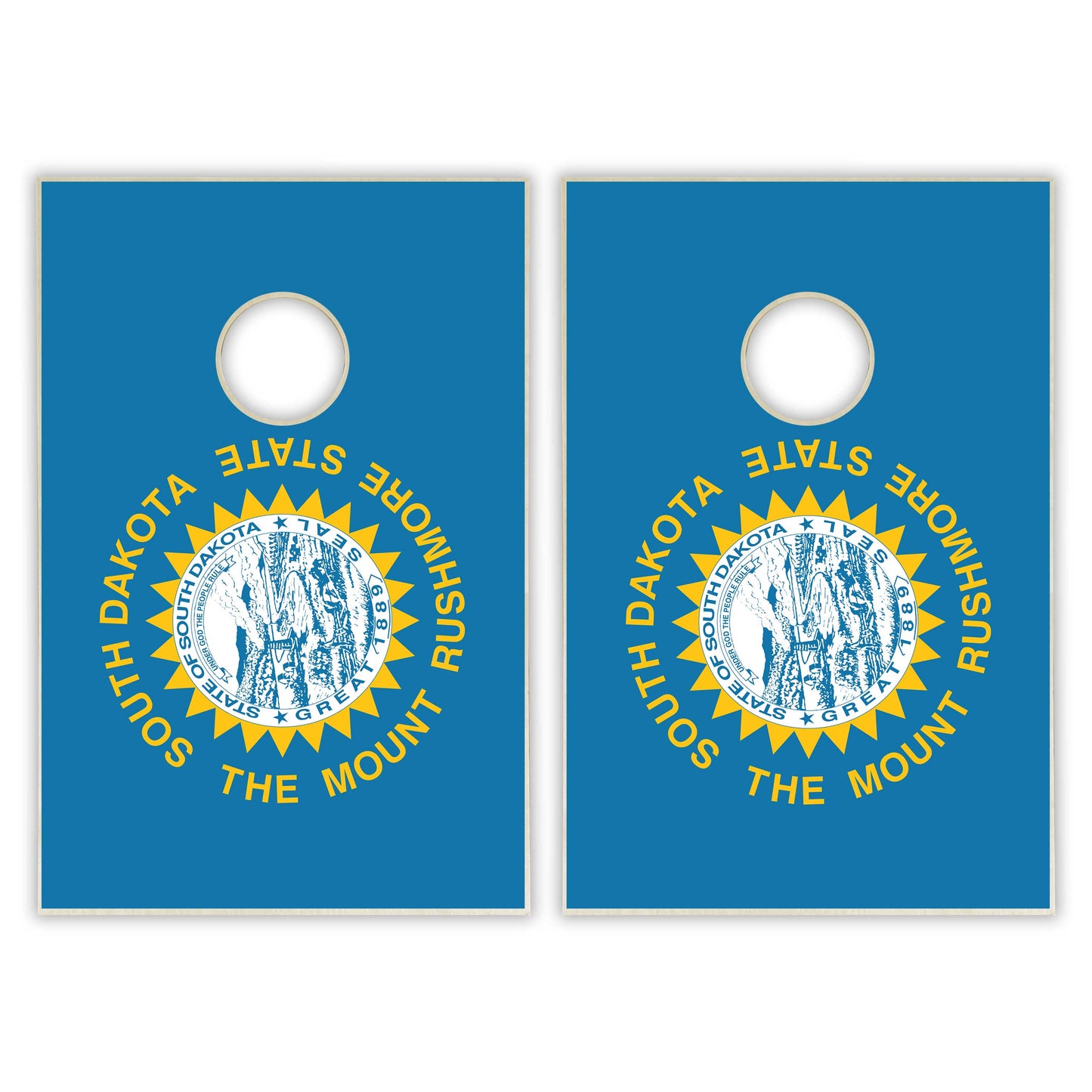 South Dakota State Flag Tailgate Cornhole Set