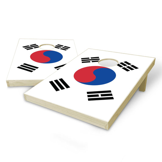 South Korea Flag Tailgate Cornhole Set