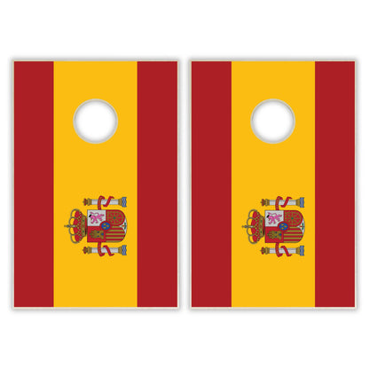 Spain Flag Tailgate Cornhole Set