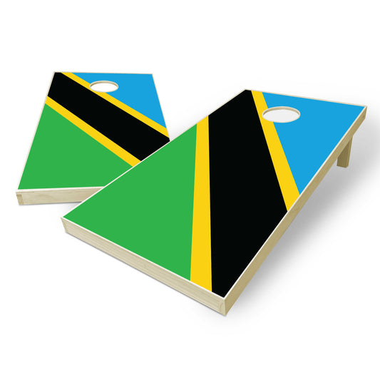 Tanzania Flag Cornhole Set