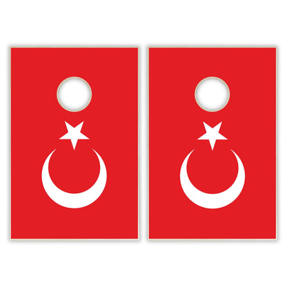 Turkey Flag Tailgate Cornhole Set