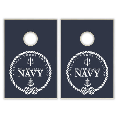 US Navy Tailgate Cornhole Set