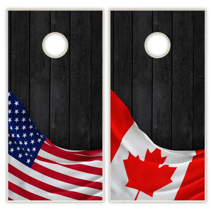 Mix and Match Country Flag Regulation Cornhole Set