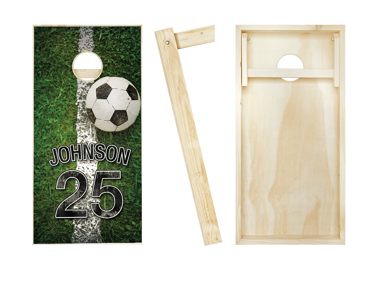 Customized Jersey Soccer Cornhole Set
