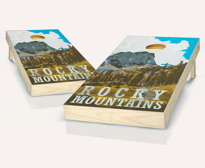 National Parks Rocky Mountains Cornhole Set