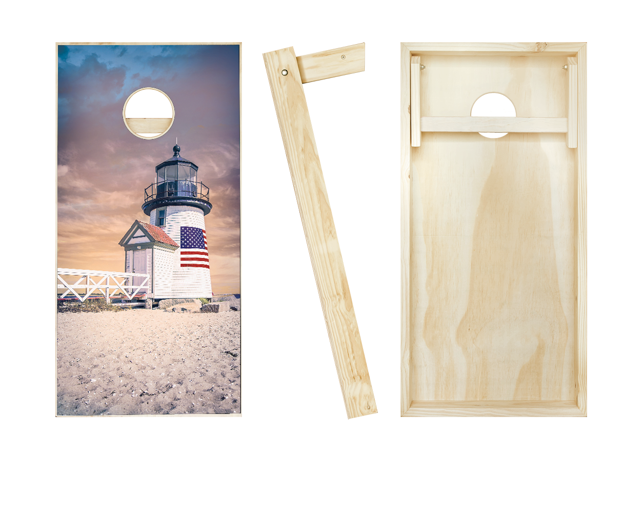 Nantucket Lighthouse Cornhole Set