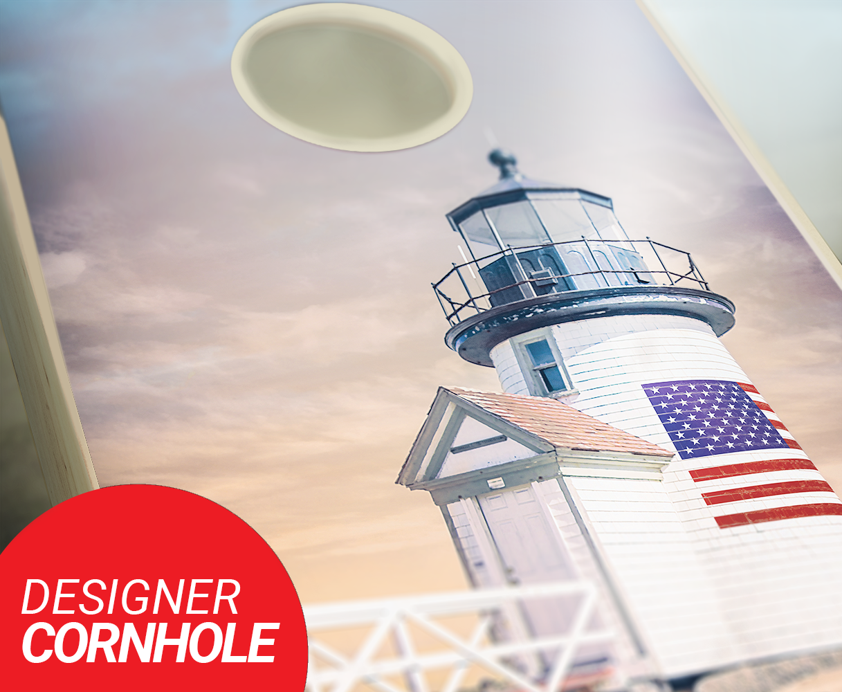 Nantucket Lighthouse Cornhole Set