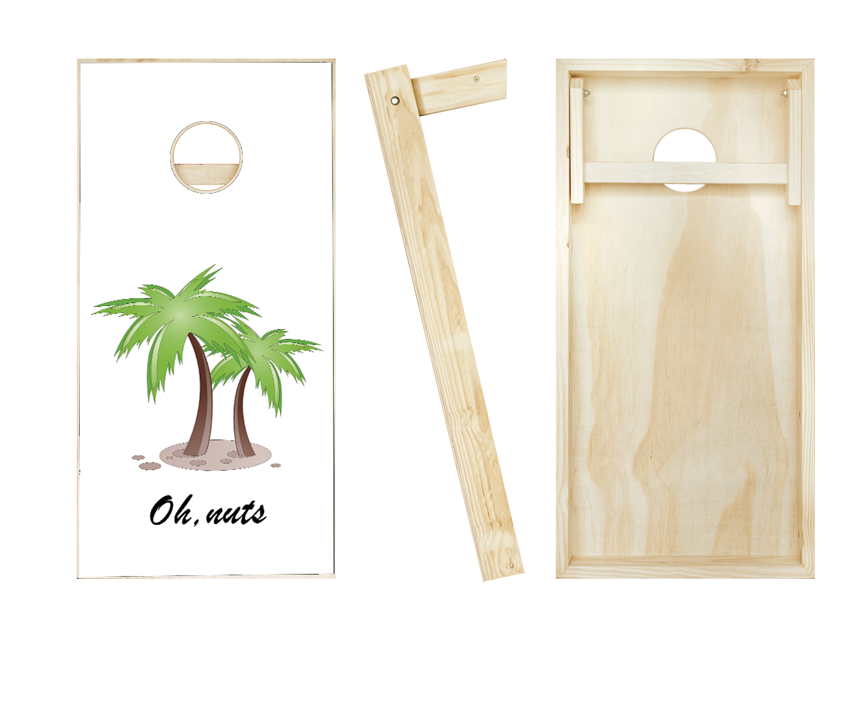 Customized Palm Tree Cornhole Set