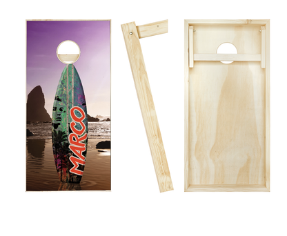 Customized Surfboards Cornhole Set