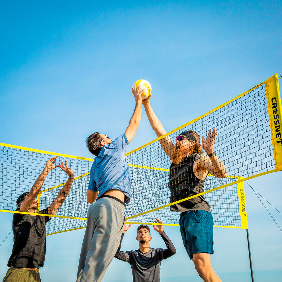 CrossNet Volleyball Game | 4 Square Volleyball Game Set – YardGames.com