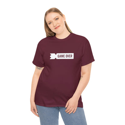 Kubb Game Over Yard Game T Shirt Unisex Heavy Cotton Backyard Game T-Shirt