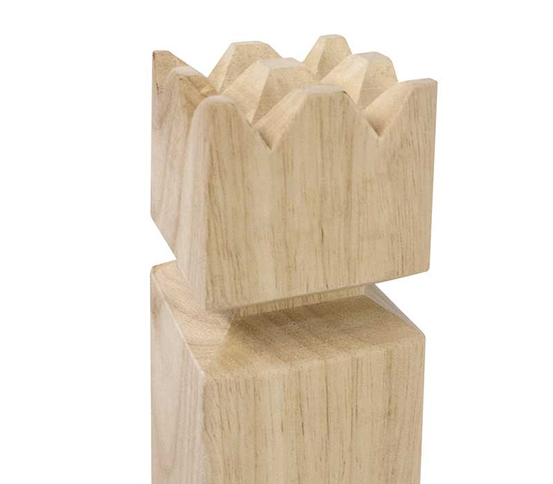 Kubb Game Set | Wooden Kubb Set with Carrying Case