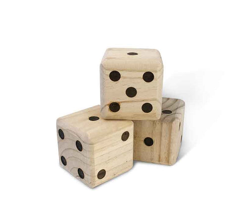 Large Wooden Dice Set | Yard Dice Game | Giant Lawn Dice