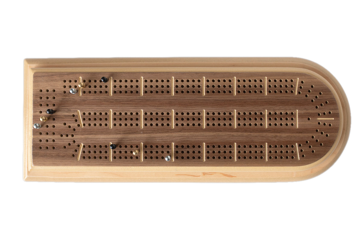 Cribbage Card Game Set Tabletop Card Game with Wooden Board