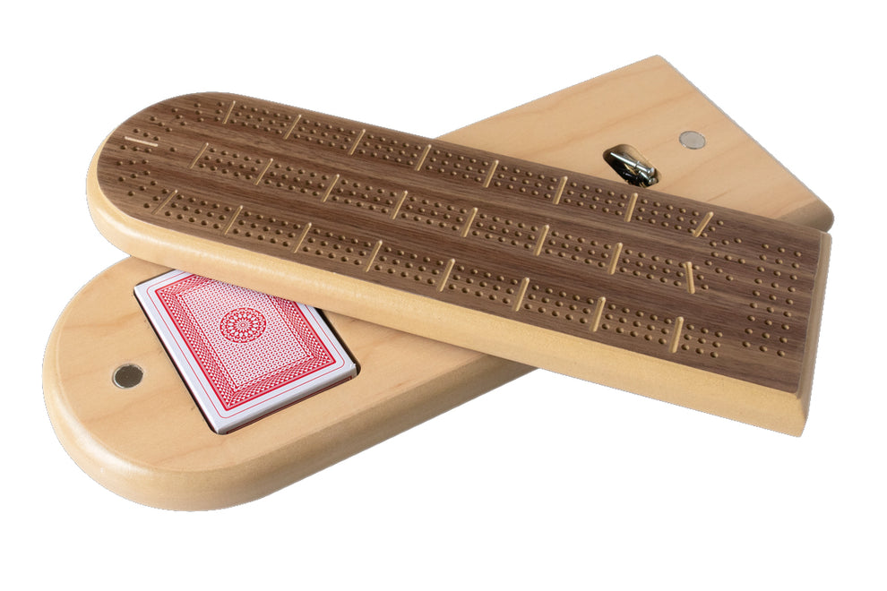 Cribbage Card Game Set Tabletop Card Game with Wooden Board