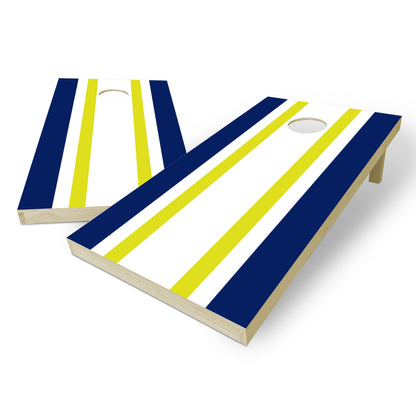 Customizable Striped Design Cornhole Boards