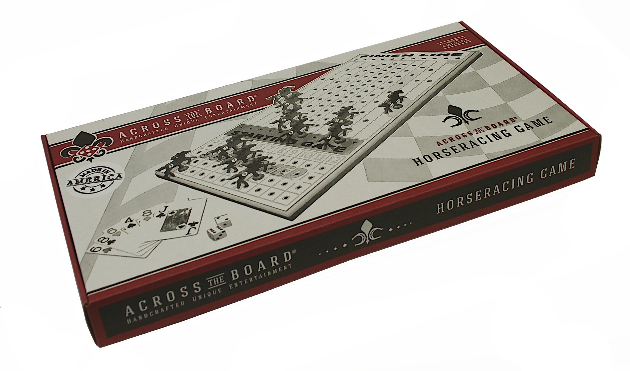 Scratched Board Game Tabletop Horse Racing Dice Game