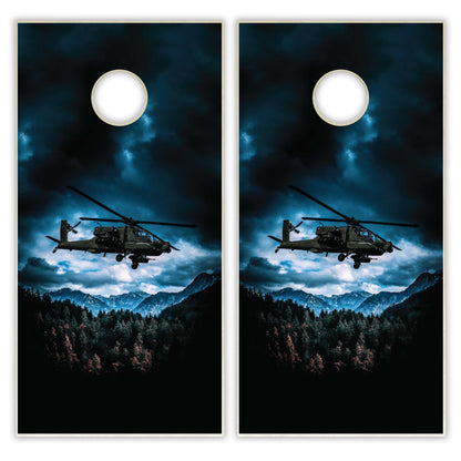 Military Helicopter Cornhole Boards