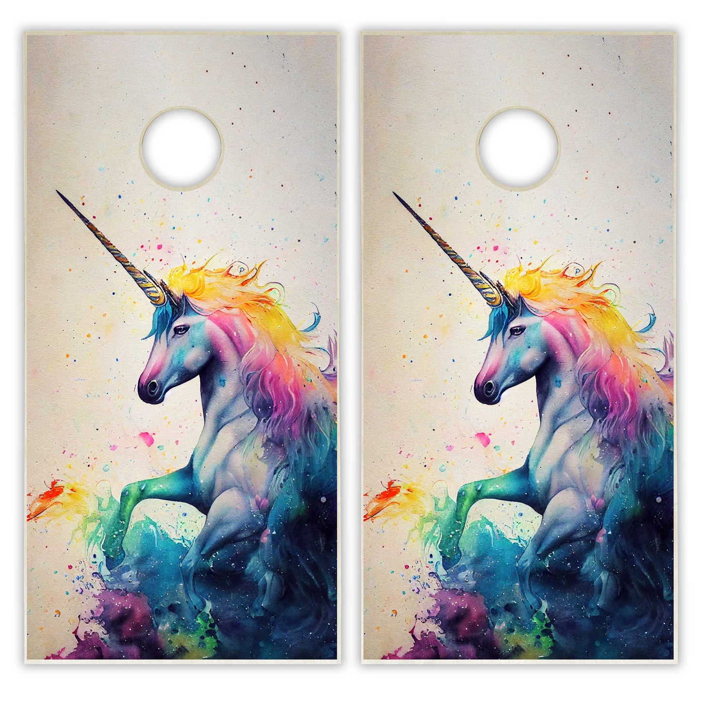 Pride Unicorn Cornhole Boards
