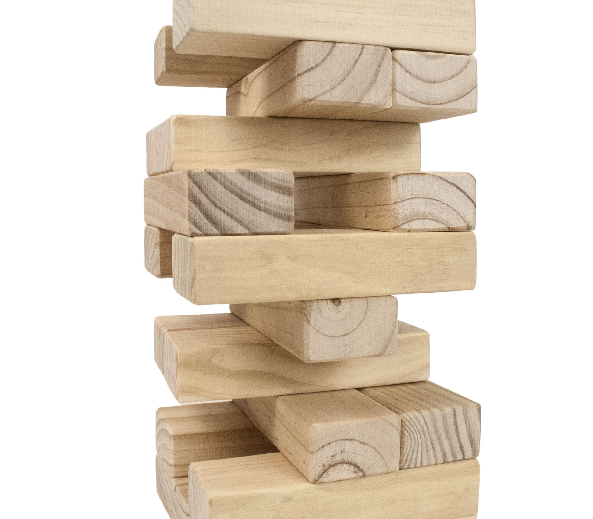 Wood City Wooden Giant Timber Tower with Dice jenga games
