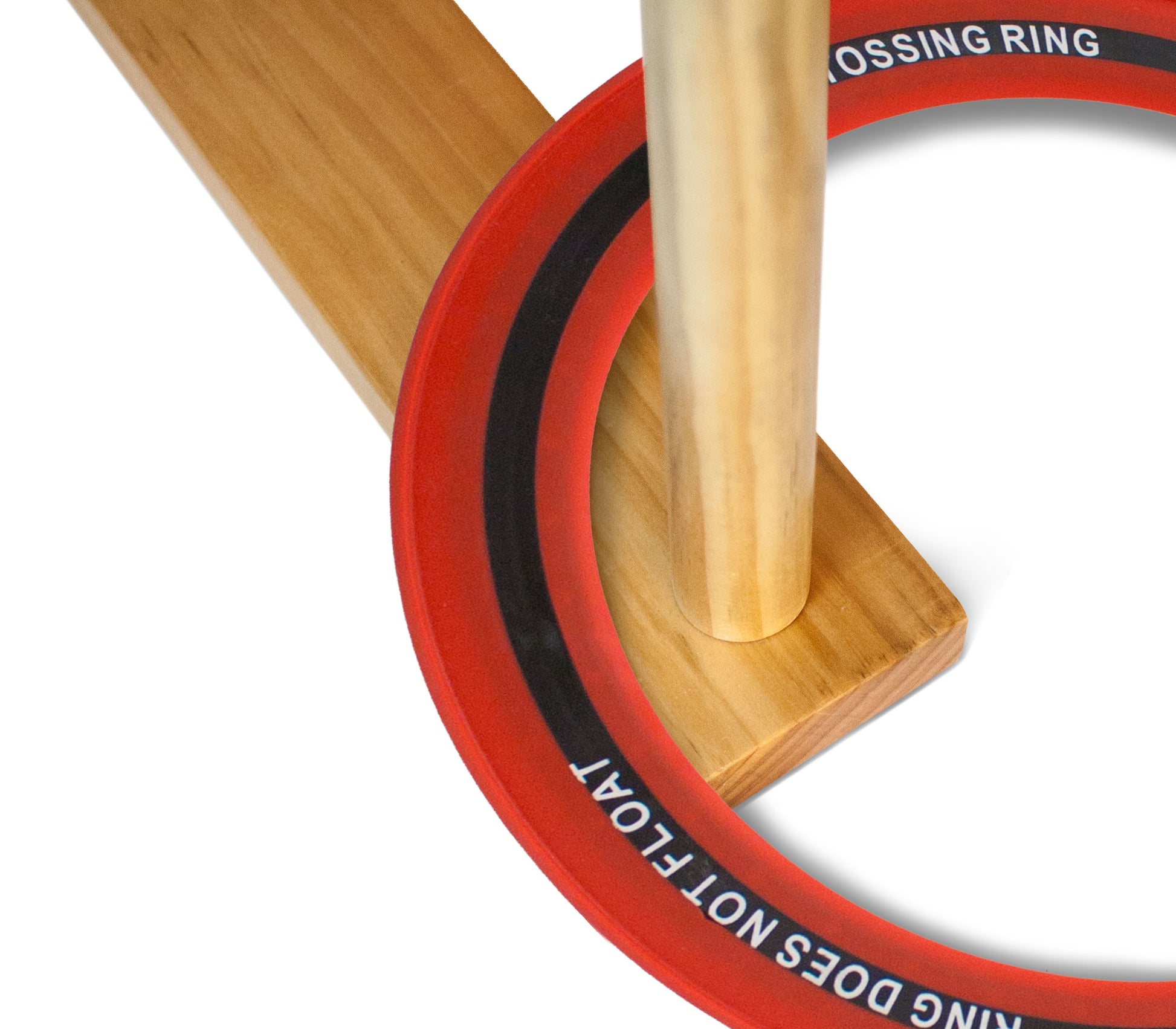 Yard Games Outdoor Giant Wooden Ring Toss Lawn Game w/ Soft Touch Throwing Rings