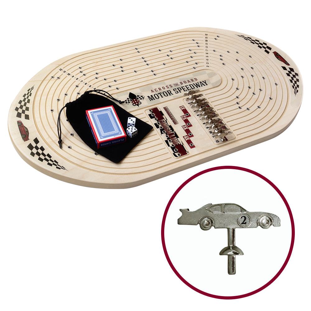 Across the Board Motor Speedway - Racecar Racetrack Game – YardGames.com