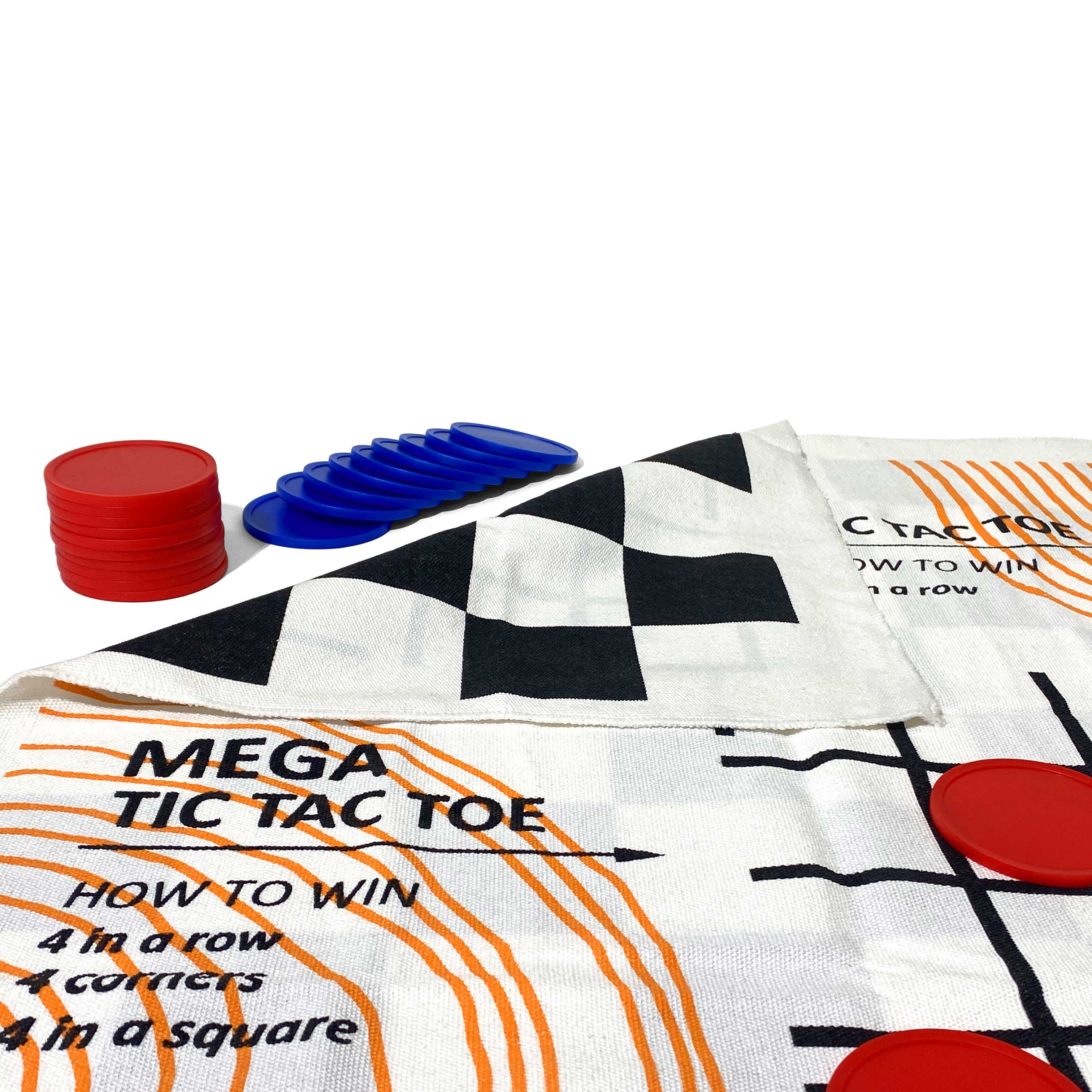 Giant Checkers Game | Lawn Checkers & Tic Tac Toe Set